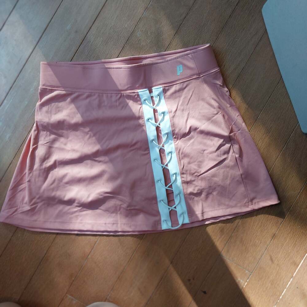 Prince Tennis Skirt Side Lace Skort Pink Size S
